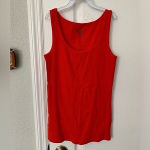 Faded Glory Red Tank Top. Size L (12/14)